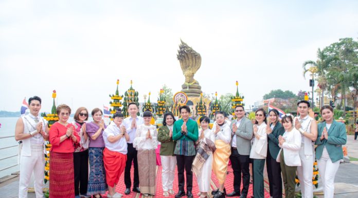 “เต๋า ภูศิลป์” ฤกษ์ดี บวงสรวงองค์พญานาค ขึ้นแท่น CEO เปิดตัวธุรกิจผลิตภัณฑ์ดูแลผิวหน้า”MH8 pitera plus”