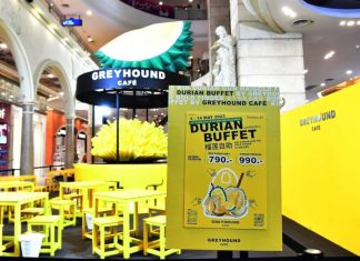 เอาใจคนรักทุเรียน “เกรฮาวด์”ชวนฟิน กับบุฟเฟต์ทุเรียน ในงาน DURIAN BUFFET “KIN DURIAN GUN HAI GOLD FINGER” AT TERMINAL21 ASOK