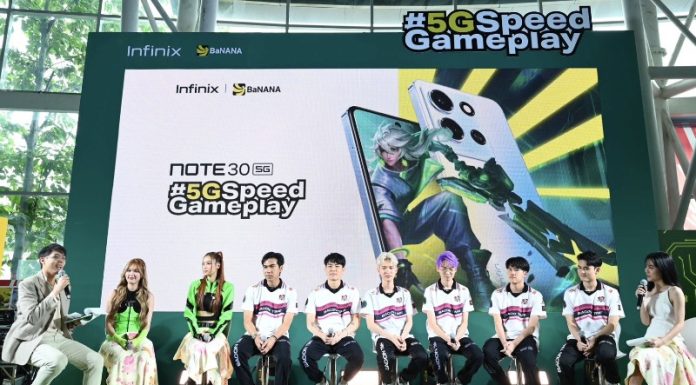 กิจกรรม Infinix x BaNANA 5G Speed Gameplay