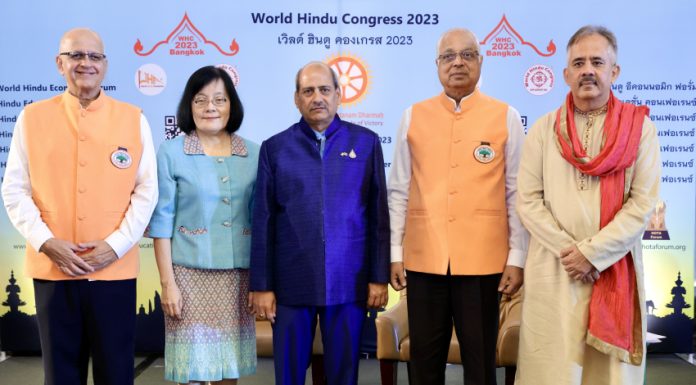 ครั้งแรกในไทย ‘World Hindu Congress 2023’ การรวมตัวประชุมระดับโลกของชุมชนชาวฮินดู จะจัดขึ้น 24 – 26 พย. ศกนี้