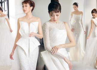 สวยหรู เรียบโก้ “ไอซ์ อธิชนัน” อวด 10 ลุคชุดแต่งงาน สไตล์ห้องเสื้อ วนัช เฟิร์ส