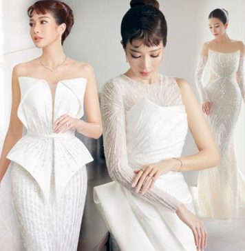 สวยหรู เรียบโก้ “ไอซ์ อธิชนัน” อวด 10 ลุคชุดแต่งงาน สไตล์ห้องเสื้อ วนัช เฟิร์ส