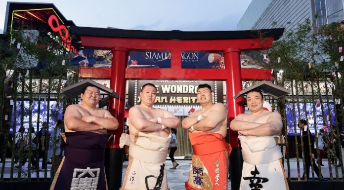 สยามพารากอนร่วมฉลองครบรอบ 136 ปี ความสัมพันธ์ไทย – ญี่ปุ่น ชวนสัมผัสวิถีแห่งซูโม่ ครั้งแรกในไทย