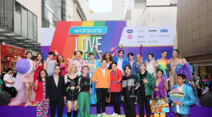 งาน “Watsons Love is Love Pride Parade” โอบกอดความหลากหลาย สู่สังคมที่เท่าเทียม