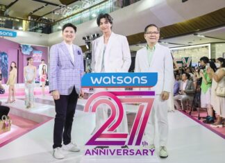‘Watsons 27th Anniversary’ วัตสันฉลองครบรอบ 27 ปี มุ่งหน้าส่งต่อสิ่งดีๆ สู่สังคมไทย