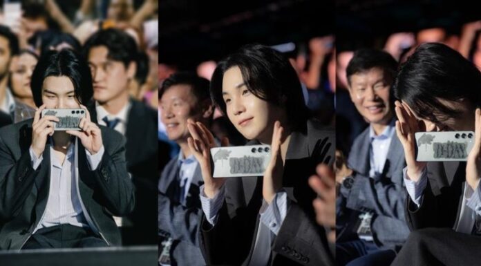 รวมภาพหนุ่ม SUGA จากงาน Galaxy Unpacked 2023 เปิดตัว Galaxy Z Flip5 และ Galaxy Z Fold5