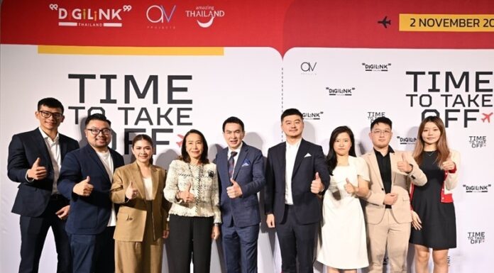 ททท. ผนึกดิจิลิ้งก์ ประเทศไทย ดึง 5 แพลตฟอร์มยักษ์ใหญ่จีน ร่วมเวทีฟอรั่ม “Time To Take off” เผยเคล็ดลับเจาะนักท่องเที่ยวจีนกว่า 1,000 ล้านคน