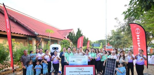 ฮีโน่ We Care เดินหน้าโครงการ Hino Solar Powering a Sustainable Tomorrow ติดตั้งอุปกรณ์แผงโซลาเซลล์ แห่งที่ 3