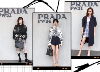 สุดปัง! สาวเซเลบริตี้ของ Prada อวดลุคสวยสะดุดตา