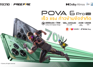 เตรียมพบกับสุดยอดสมาร์ทโฟนแห่งปี TECNO POVA 6 Pro 5G พร้อมสัมผัสตัวจริงในประเทศไทยได้ 20 มีนาคมนี้!