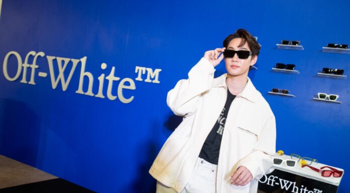 สุดเท่!!กัปตัน ชลธร อวดลุคสายแฟแนวสตรีท ในงานเปิดตัวแว่นตา Off-White คอลเลกชัน Spring – Summer 2024