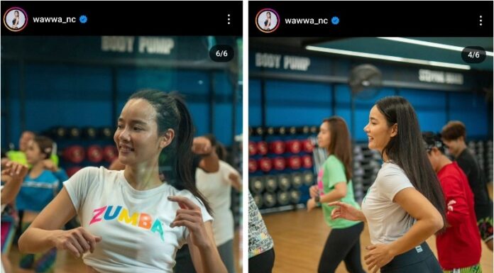 ชวนเต้น !!”วาววา ณิชชา” โชว์สเต็ปเต้นซุมบ้า พลังเต็มร้อย!