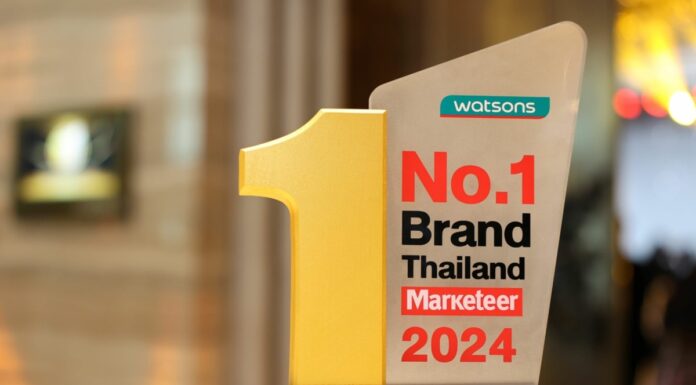 วัตสัน ประเทศไทย ครองแชมป์แบรนด์อันดับ 1 จาก Marketeer