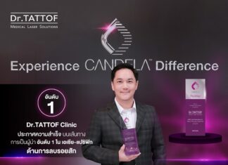 Dr.TATTOF ประกาศความสำเร็จ 2 ปีซ้อน! ตอกย้ำความเป็นผู้นำอันดับ 1 ด้านลบรอยสัก ในภูมิภาคเอเชีย-แปซิฟิก กับรางวัลการันตี “APAC Top Performance For Tattoo Removal Treatment 2023”