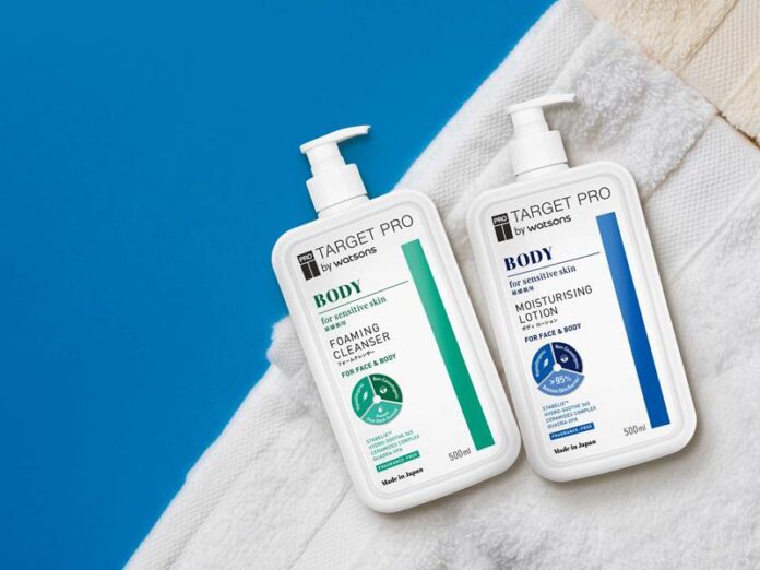 ผิวแข็งแรงครบสูตร ด้วย Target Pro Body by Watsons เทคโนโลยีที่วิจัยและพัฒนาโดยแพทย์ผิวหนังชาวญี่ปุ่น สูตร Hypoallergenic เพื่อทุกสภาพผิว