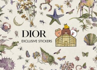 เปิดตัว 2 สติกเกอร์ LINE FRIENDS เซตสุดเอ็กซ์คลูซีฟ ฉลองเปิดตัว Dior Gold House