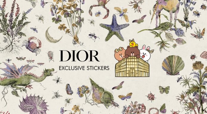 เปิดตัว 2 สติกเกอร์ LINE FRIENDS เซตสุดเอ็กซ์คลูซีฟ ฉลองเปิดตัว Dior Gold House