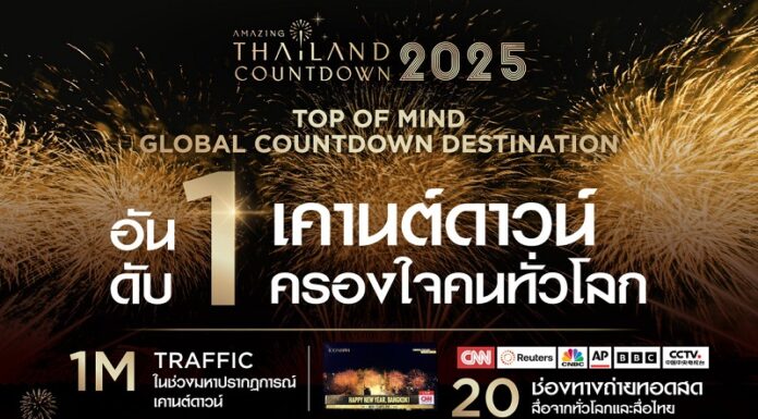 ไอคอนสยาม ประกาศความสำเร็จ ส่งประเทศไทยเป็นเคานต์ดาวน์เดสติเนชั่นระดับโลก ทุบสถิติยอดผู้ร่วมงานพุ่งกว่า 1,000,000 คน ยอดผู้ชมทั่วโลกกว่า 100 ล้านวิว