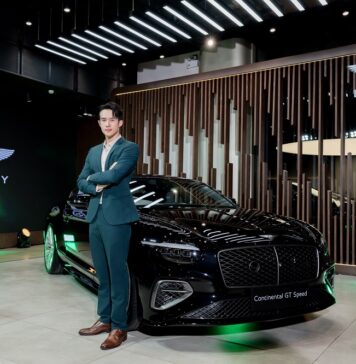 เบนท์ลีย์ แบงค็อก เปิดตัว New Continental GT Speed พร้อมคว้าตัวดาราหนุ่ม ‘เจมส์ มาร์’ เผยประสบการณ์การขับขี่สุดยอดแกรนด์ทัวเรอร์ ณ AAS House แกลเลอรีคนรักรถหรูแห่งใหม่ใจกลางเมือง
