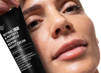 ครีมบำรุงผิวกลางคืนสูตรเข้มข้น Retinal 0.1% & Peptides Advanced Repair Night Cream