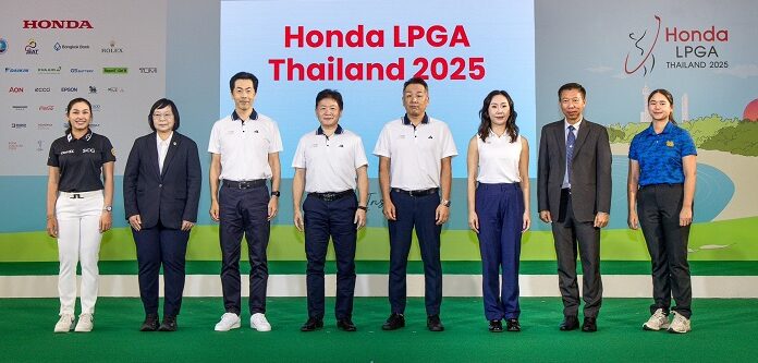 พร้อมแล้ว ! ฮอนด้า แอลพีจีเอ ไทยแลนด์ 2025 ‘จีโน่’ และ ‘แพตตี้’ นำทัพนักกอล์ฟไทยและระดับโลก 72 คน ดวลวงสวิง ชิงเงินรางวัลรวม 1.7 ล้านดอลลาร์ฯ พร้อมด้วยรางวัลโฮลอินวัน ฮอนด้า ซีอาร์-วี อี:เอชอีวี และโกล์ดวิง ณ สยามคันทรีคลับ โอลด์คอร์ส พัทยา 20-23 ก.พ.นี้