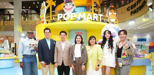 เซ็นทรัลพัฒนา ต้อนรับ ‘POP MART Hello Central Pattaya’ แห่งแรกนอกกรุงเทพฯ เติมสีสัน-ดึงนักท่องเที่ยว-ย้ำศักยภาพพัทยาเมืองชายทะเลระดับโลก