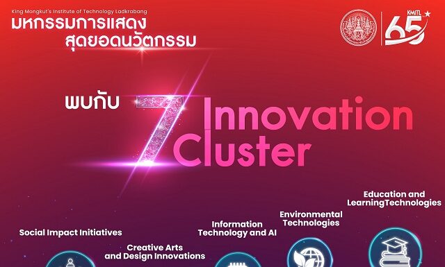 สจล. จัดแสดงสุดยอดนวัตกรรม 7 กลุ่ม พร้อมตอบโจทย์ทุกภาคส่วนในการขับเคลื่อนประเทศ ในงาน “KMITL Innovation Expo 2025” วันที่ 6-8 มีนาคม 2568
