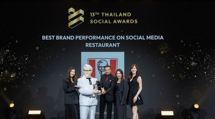 รางวัลแด่คนรักไก่ทอดและผู้พัน – ‘KFC Thailand’ ทุบสถิติ ครองใจชาวโซเชียล 10 ปีซ้อน! คว้ารางวัล Best Brand Performance on Social Media จากเวที Thailand Social Awards ครั้งที่ 13