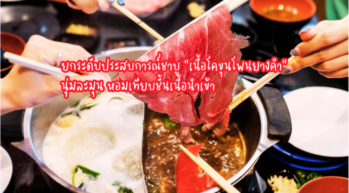 ยกระดับประสบการณ์ชาบู! “เนื้อโคขุนโพนยางคำ GI สกลนคร” นุ่มละมุน หอมเทียบชั้นเนื้อนำเข้า
