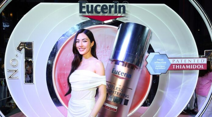 Eucerin แบรนด์เวชสำอางอันดับ 1* เพื่อผิวกระจ่างใส ชู THIAMIDOL® นวัตกรรมลดฝ้าแดดและทุกรอยดำ ที่แพทย์ผิวหนังแนะนำอันดับ 1* พร้อมเปิดตัว Spotless Brightening Boosting Essence ผลิตภัณฑ์ใหม่ล่าสุด ตอกย้ำตำแหน่ง No.1 Brightening Selling Brand in Thailand