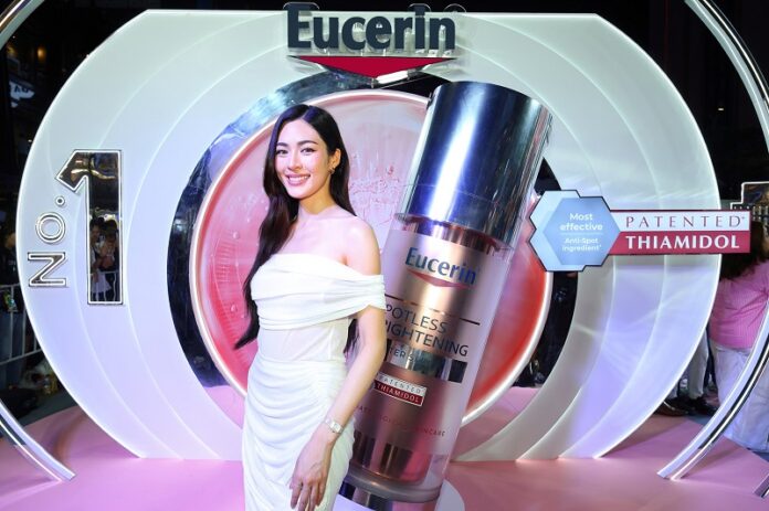 Eucerin แบรนด์เวชสำอางอันดับ 1* เพื่อผิวกระจ่างใส ชู THIAMIDOL® นวัตกรรมลดฝ้าแดดและทุกรอยดำ ที่แพทย์ผิวหนังแนะนำอันดับ 1* พร้อมเปิดตัว Spotless Brightening Boosting Essence ผลิตภัณฑ์ใหม่ล่าสุด ตอกย้ำตำแหน่ง No.1 Brightening Selling Brand in Thailand