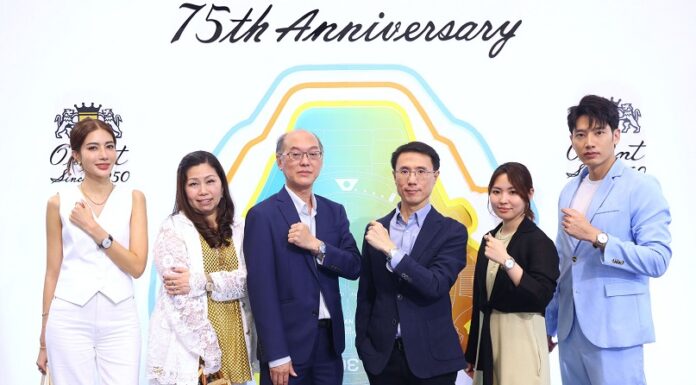 ORIENT เฉลิมฉลองครบรอบ 75 ปี แห่งการเดินทางเหนือกาลเวลา… ภายใต้คอนเซ็ปต์ “75 Shades Of Time – A Timeless Journey By Orient” พร้อมเผยโฉมนาฬิกา 3 คอลเลกชัน สุดเอ็กซ์คลูซีฟฉลองครบรอบ 75 ปีที่จะทำให้ ‘เวลา’ เปลี่ยนเป็น ‘โมเม้นต์’ ที่น่าจดจำ