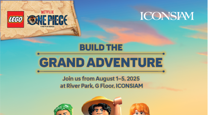 ไอคอนสยาม จับมือ The LEGO Group ปลุกตำนานโจรสลัดหมวกฟาง เปิดตัวเชต LEGO ในงาน “Build the Grand Adventure with LEGO® ONE PIECE”