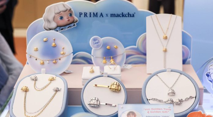 “เมื่อศิลปะพบแฟชั่นลักชัวรี: PRIMA x Mackcha เปิดตัว ‘Chalotte Golden Gift’ Wearable Art”