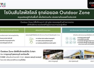 โรบินสันไลฟ์สไตล์ ในเครือเซ็นทรัล รีเทล รุกต่อยอดความสำเร็จของ “Outdoor Zone” เร่งเสริมศักยภาพเศรษฐกิจท้องถิ่น เติบโตร่วมกัน พร้อมเร่งเครื่องขยายโครงการนี้ทั่วประเทศ