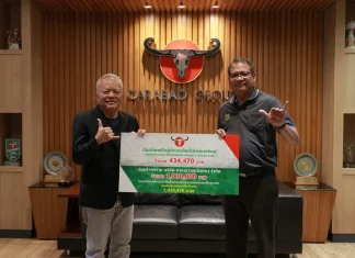 วงคาราบาว และคาราบาวกรุ๊ป ร่วมกับมูลนิธิคาราบาว ร่วมบริจาคเงิน-สิ่งของจำเป็น ฟื้นฟูชุมชนในหาดใหญ่หลังน้ำท่วม
