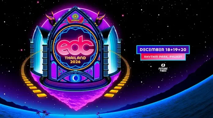 EDC Thailand ครั้งที่ 3 ประกาศวันจัดงานใหม่ หลังความสำเร็จต้นปี ปักหมุด 18–20 ธันวาคม 2569 ณ Rhythm Park ภูเก็ต พร้อมเปิดพรีเซล 23 มกราคมนี้!