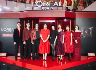 สวยสง่าทุกมุมมอง! “ชมพู่ อารยา” ในบทบาท L’Oréal Paris Ambassador เปิดตัว Revitalift Triple-Power