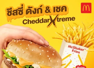 🍔แมคโดนัลด์ กลับมาทวงบัลลังก์ความฟินชีส ให้ปังกว่าเดิม! กับ ‘ชีสซี่ดังก์ & เชค เชดด้า เอ็กซ์ตรีม’