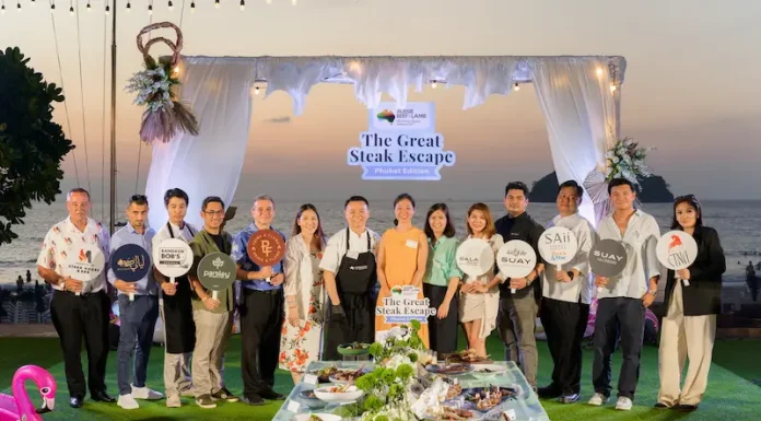 Meat & Livestock Australia (MLA) จับมือ 10 ร้านอาหารชั้นนำในจังหวัดภูเก็ต จัดแคมเปญพิเศษ “The Great Steak Escape Phuket Edition” ชูเสน่ห์เนื้อวัวและเนื้อแกะออสเตรเลียระดับพรีเมียม ยกระดับศักยภาพ Food Tourism ไทยสู่เวทีโลก