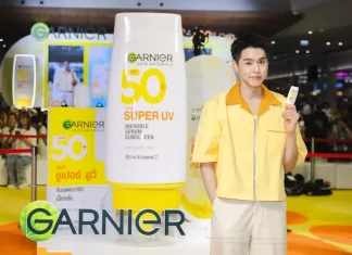 Garnier ชวนอันล็อกซัมเมอร์ กับกันแดดเบาผิวตัวใหม่ Super UV Invisible Serum พร้อม บิวกิ้น พรีเซ็นเตอร์คนล่าสุด ชวนแฟน ๆ พิสูจน์ความเบาสบายผิว พร้อมลุยทุกกิจกรรม ณ สามย่านมิตรทาวน์