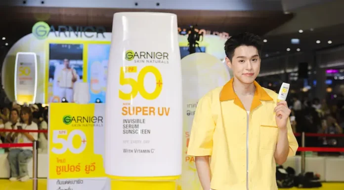Garnier ชวนอันล็อกซัมเมอร์ กับกันแดดเบาผิวตัวใหม่ Super UV Invisible Serum พร้อม บิวกิ้น พรีเซ็นเตอร์คนล่าสุด ชวนแฟน ๆ พิสูจน์ความเบาสบายผิว พร้อมลุยทุกกิจกรรม ณ สามย่านมิตรทาวน์