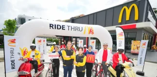 แมคโดนัลด์ เร่งเครื่องดัน ‘แมคไดร์ฟทรู’ ชูแคมเปญ ‘RIDE THRU’ จะกี่ล้อ ก็สั่งได้! เจาะตลาดลูกค้าสองล้อไลฟ์สไตล์ On-the-Go