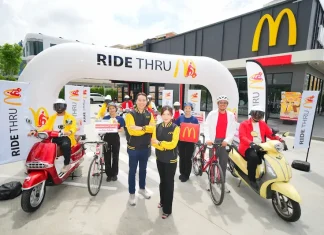 แมคโดนัลด์ เร่งเครื่องดัน ‘แมคไดร์ฟทรู’ ชูแคมเปญ ‘RIDE THRU’ จะกี่ล้อ ก็สั่งได้! เจาะตลาดลูกค้าสองล้อไลฟ์สไตล์ On-the-Go
