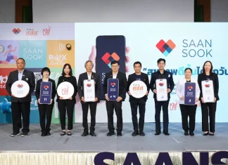 สสส. ร่วมกับ เทคโนโลยีพระจอมเกล้าธนบุรี (มจธ.) เปิดตัว “แอปพลิเคชันสานสุข (SAANSOOK)”