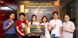 แมคโดนัลด์ แจกจริง โชคทองมูลค่ารวมกว่า 1 ล้านบาท จากแคมเปญ ‘ไก่ทอดแมค แจกทองเป็นล้าน’