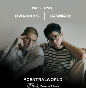 นับถอยหลังสู่ปรากฏการณ์แฟชั่น! OWNDAYS เตรียมผนึกกำลัง CARNIVAL จ่อเปิดตัวแว่นตารุ่นลิมิเต็ด คว้า ‘มาริโอ้-มาร์โค’ นำทัพความเท่ 19-21 มิ.ย. นี้