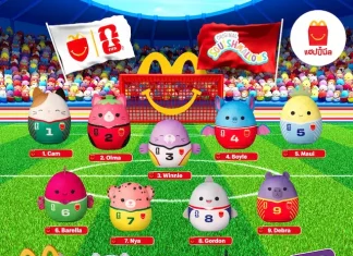 ‘แมคโดนัลด์’ ชวนน้องๆ คิกออฟความมันส์ฟุตบอลโลก! Happy Meal ‘SQUISHMALLOWS’ ชุดนักบอลสุดน่ารัก เอาใจคุณหนูๆ GEN A