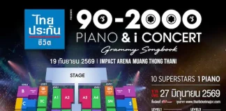 10 SUPERSTARS เตรียมรวมพลังร้อง ผสานพลังเสียงเปียโน ปลุกเพลงฮิต GRAMMY ยุค 90’s–2000’s ให้กระหึ่มอิมแพ็คฯ ใน “90’s–2000’s PIANO & i CONCERT : Grammy Songbook” ซื้อบัตรพร้อมกัน 27 มิ.ย. นี้