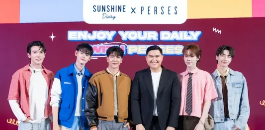 Sunshine Dairy เปิดเกมใหญ่ ดึง PERSES เสิร์ฟเอเนอร์จี้ ในงานแถลงข่าว “Enjoy Your Daily With PERSES” พร้อมประกาศขึ้นแท่นพรีเซนเตอร์อย่างเป็นทางการ